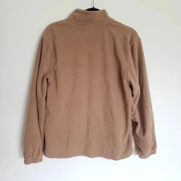 Mens Five Stars Tan Fleece Size M (38-40) Full Zip - Picture 2 of 7